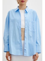 Regular Fit Poplin Gömlek Açık Mavi