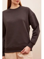 Bisiklet Yaka Sweatshirt Antirasit