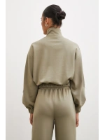 Fermuarlı Sweatshirt Çağla