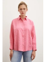 Basic Modal Gömlek Pembe