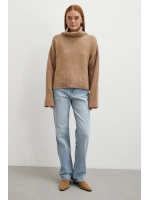 Yüksek Bel Straight Fit Jean Buz Mavisi