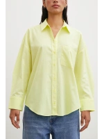 Regular Fit Poplin Gömlek Sarı