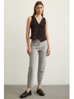 Skinny Kumaş Pantolon Gri