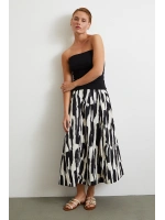 Straplez Top Siyah