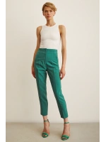 Skinny Kumaş Pantolon Yeşil