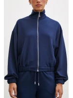 Fermuarlı Sweatshirt Lacivert