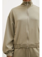Fermuarlı Sweatshirt Çağla