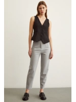 Skinny Kumaş Pantolon Gri