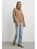 Yüksek Bel Straight Fit Jean Buz Mavisi