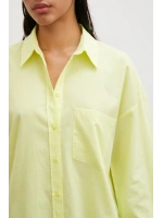 Regular Fit Poplin Gömlek Sarı