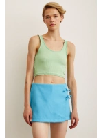 Askılı Crop Bluz Yeşil
