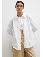 Regular Fit Poplin Gömlek Beyaz