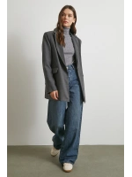 Yüksek Bel Beş Cepli Regular Fit Jean Lacivert