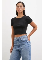 Kısa Kol T-shirt Siyah