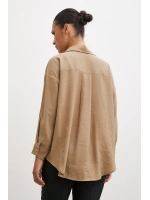 Basic Modal Gömlek Camel