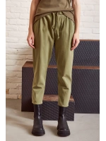 Beli İpli Salaş Gabardin Pantolon Haki