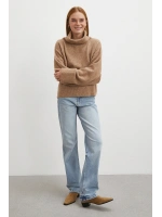 Yüksek Bel Straight Fit Jean Buz Mavisi