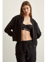 Likralı Eşofman Takımı Siyah