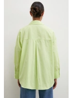 Regular Fit Poplin Gömlek Yeşil