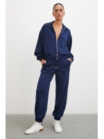 Fermuarlı Sweatshirt Lacivert