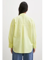Regular Fit Poplin Gömlek Sarı