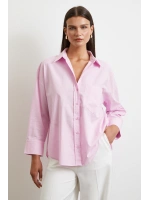 Must Have Poplin Gömlek Pembe
