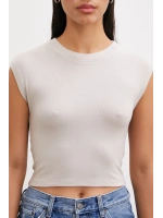 Sıfır Kol T-shirt Vizon