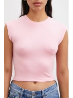 Sıfır Kol T-shirt Pembe