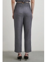 Önü Pensli Skinny Kumaş Pantolon Antirasit