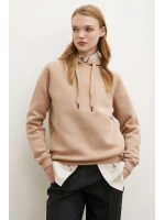 Kapşonlu Sweatshirt Kahve