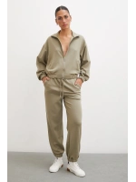 Fermuarlı Sweatshirt Çağla
