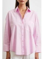 Must Have Poplin Gömlek Pembe