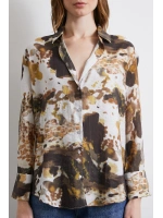Batik Desen Vual Gömlek Haki
