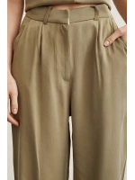 Geniş Paça Pantolon Haki
