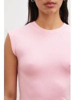 Sıfır Kol T-shirt Pembe