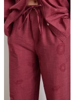 Arka Cepli Salaş Pantolon Bordo