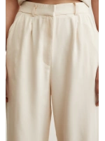 Geniş Paça Pantolon Krem
