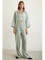 Beli Lastikli Pantolon Mint