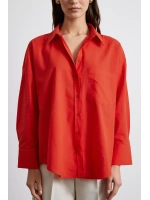 Must Have Poplin Gömlek Kırmızı