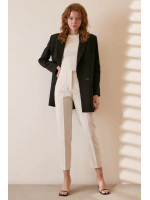 Skinny Kumaş Pantolon Beyaz