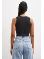 Basic Crop Top Siyah