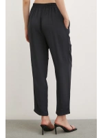 Beli Lastikli Boru Paça Pantolon Lacivert