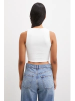 Basic Crop Top Beyaz