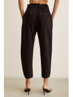 Beli Lastikli Mom Jean Siyah