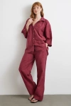 Arka Cepli Salaş Pantolon Bordo