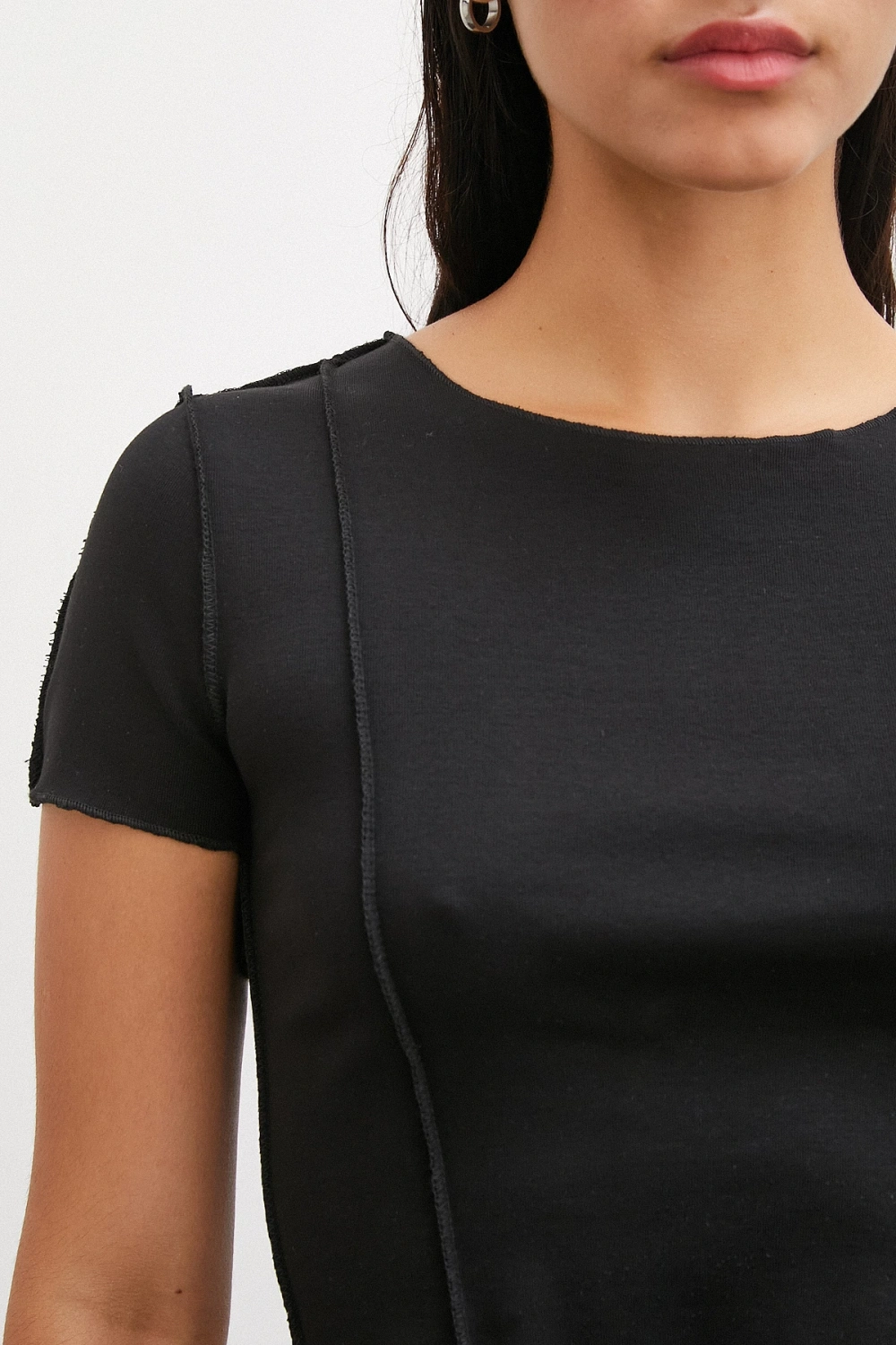 Kısa Kol T-shirt Siyah