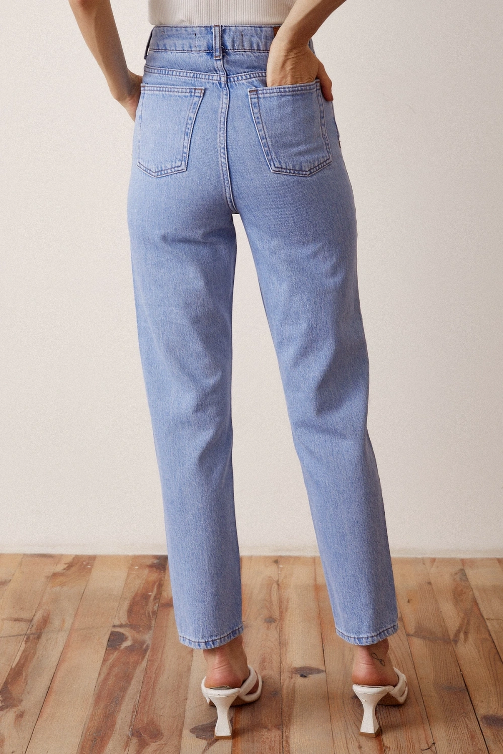 Dar Paça Denim Jean Mavi