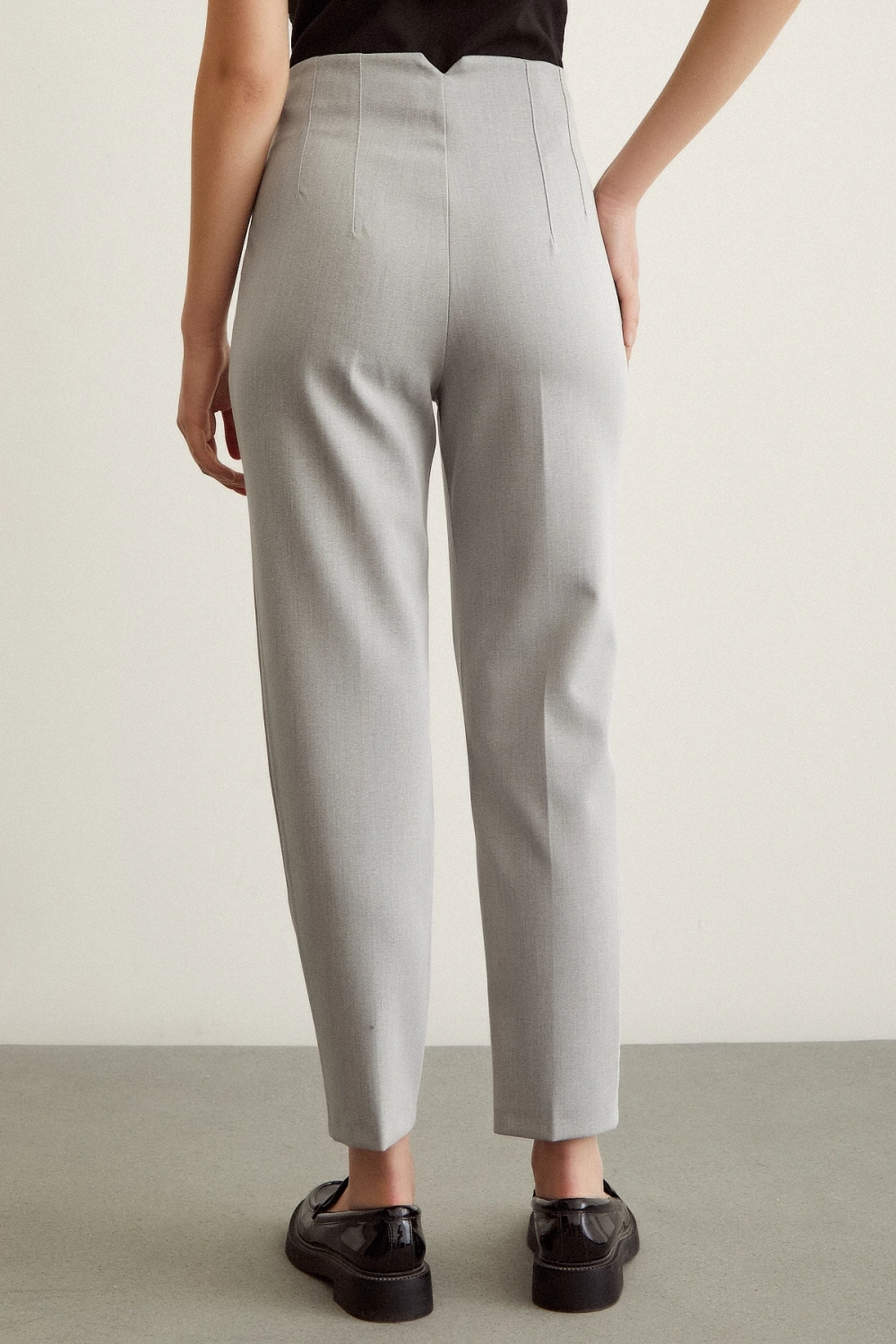 Skinny Kumaş Pantolon Gri