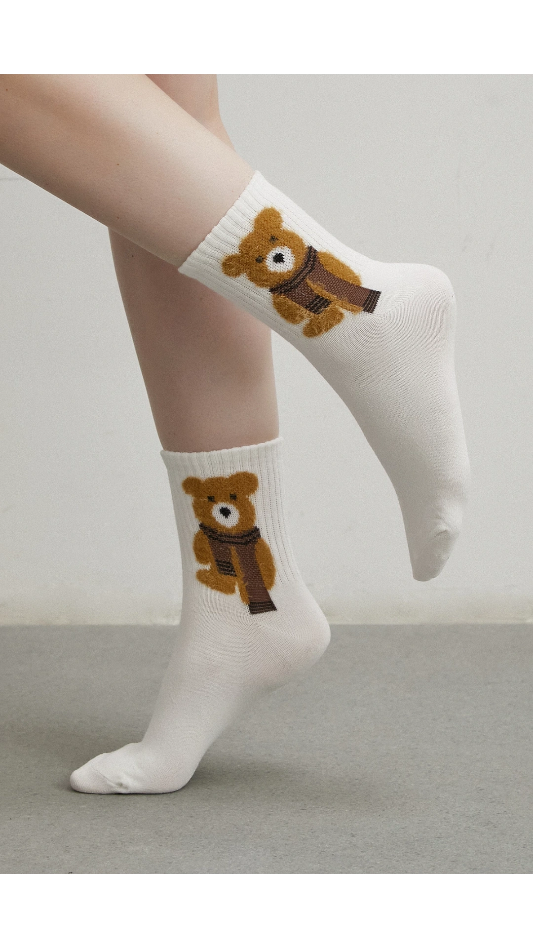 4 Lü Teddy Bear Çorap Seti Çok Renkli