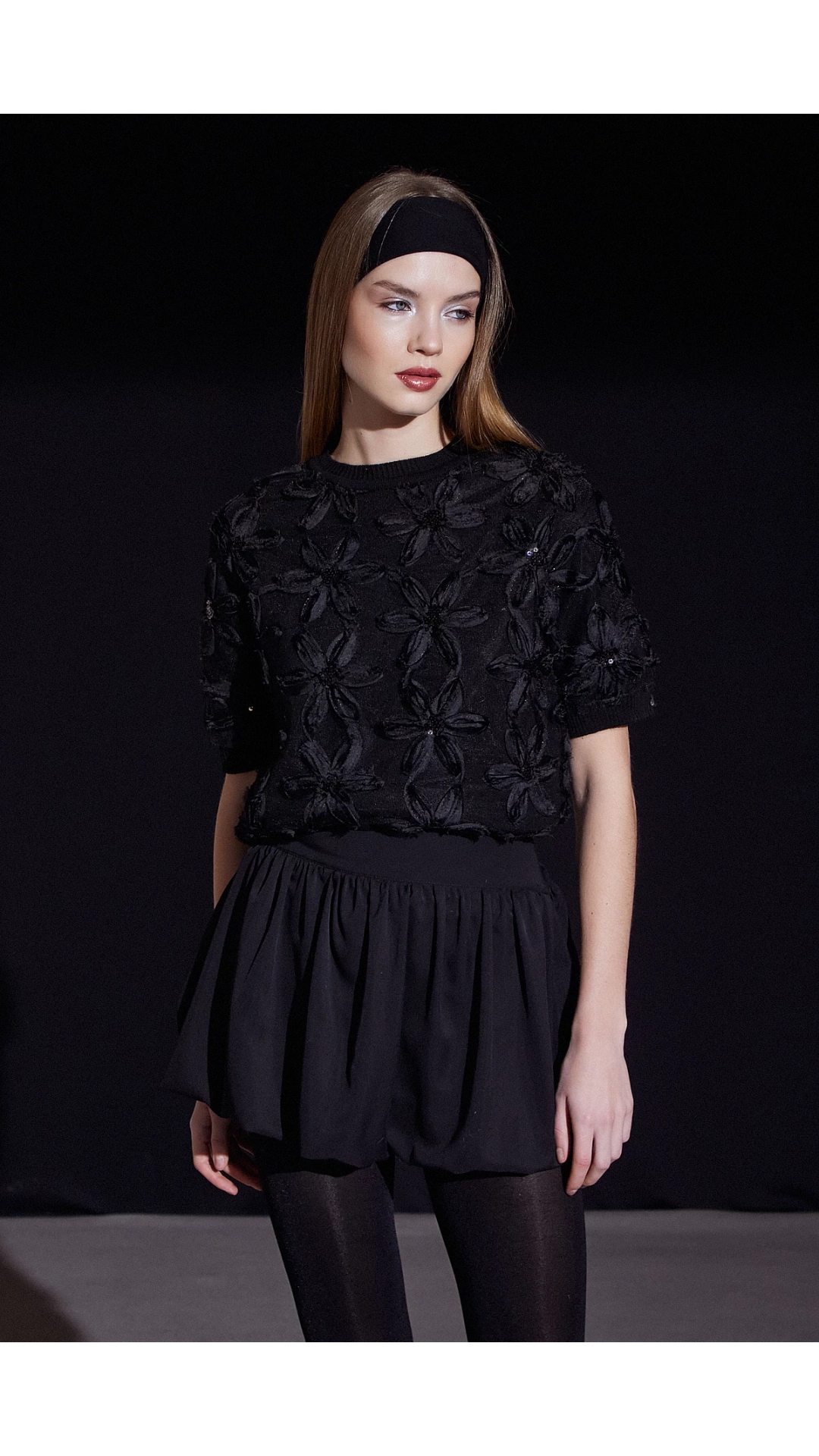 Mini Balon Etek Siyah